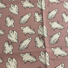 Flying Ghost Halloween Glow In The Dark Cotton Fat Quarter 17  x 22  New