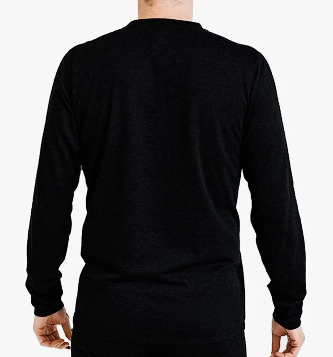 Nuevo sin etiquetas Top Polarmax Para Hombres Doble Capa Cuello Redondo PESO MEDIO Capa Base Talla S Foto 2 de 3