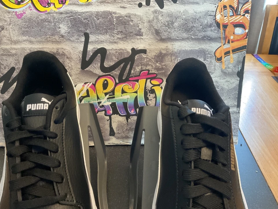 Mens Puma Shuffle black/white Trainers. Uk7 smart casual 🔥 - Image 4 of 4