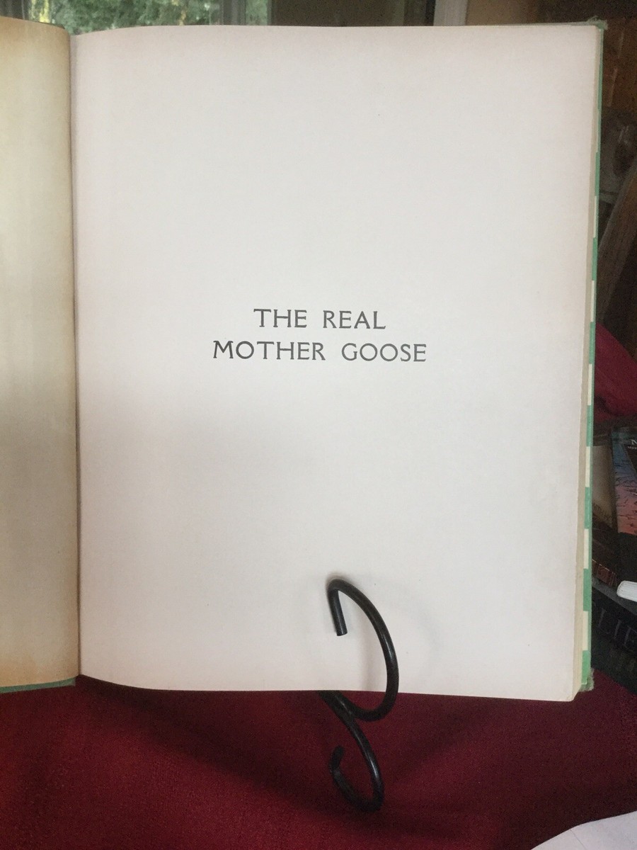 THE REAL MOTHER  古い洋書 Vintage Children Book ,The Real Mother Goose 1940 Edition | eBay