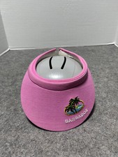 Barbados Pink Women's Golf Course Country Club Visor CLEANED Hat Cap