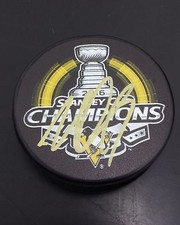 MATT CULLEN signed 2016 Stanley Cup Champions Pittsburgh Penguins puck