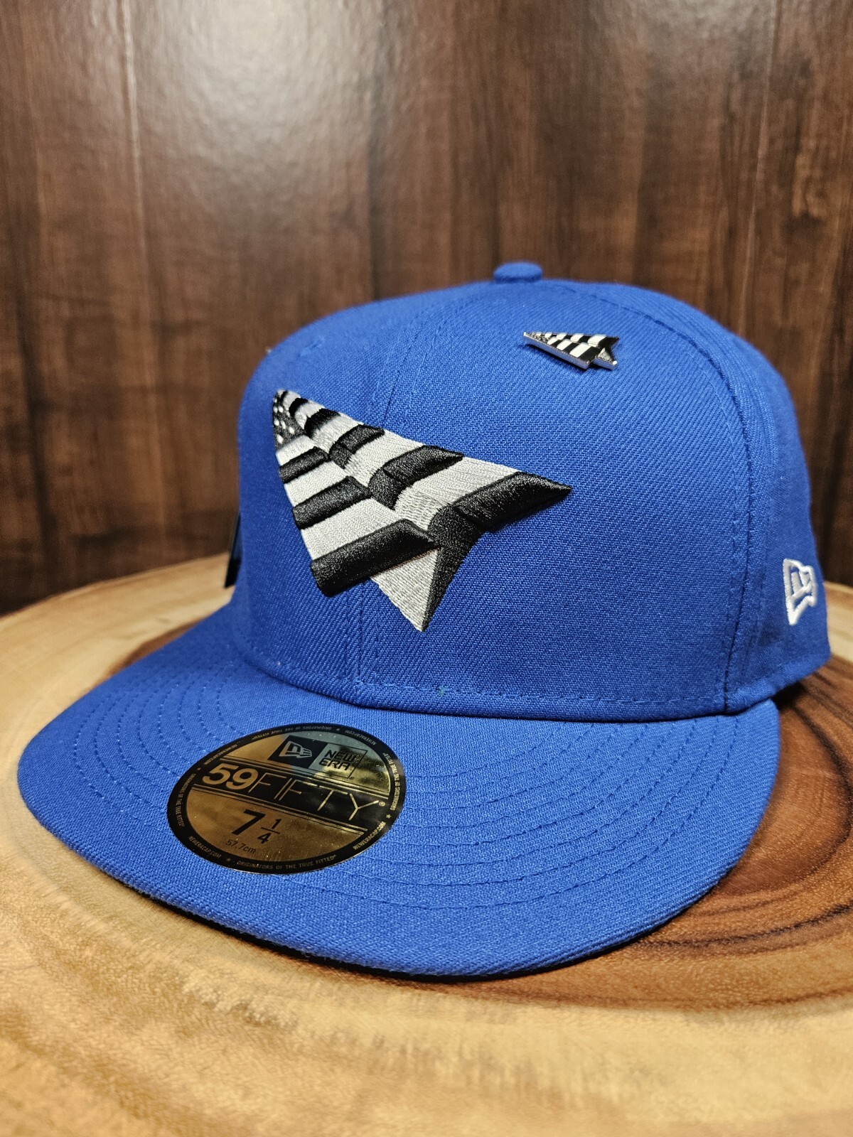 Roc Nation Paper Planes with Pin Authentic New Era 59Fifty Fitted Cap - Blue