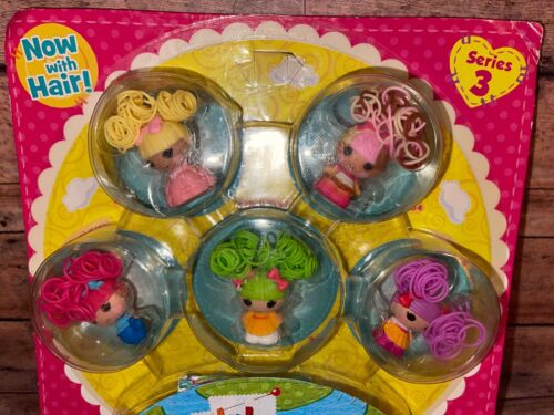 NW Series 3 Lalaloopsy Tinies w/hair Coral Seashells, Dyna Might, Scoops, Cinder - Picture 2 of 8