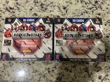 2023 NFL ROOKIES AND STARS FOOTBALL TRADING CARD MEGA LONGEVITY BOX (2 BOX LOT)