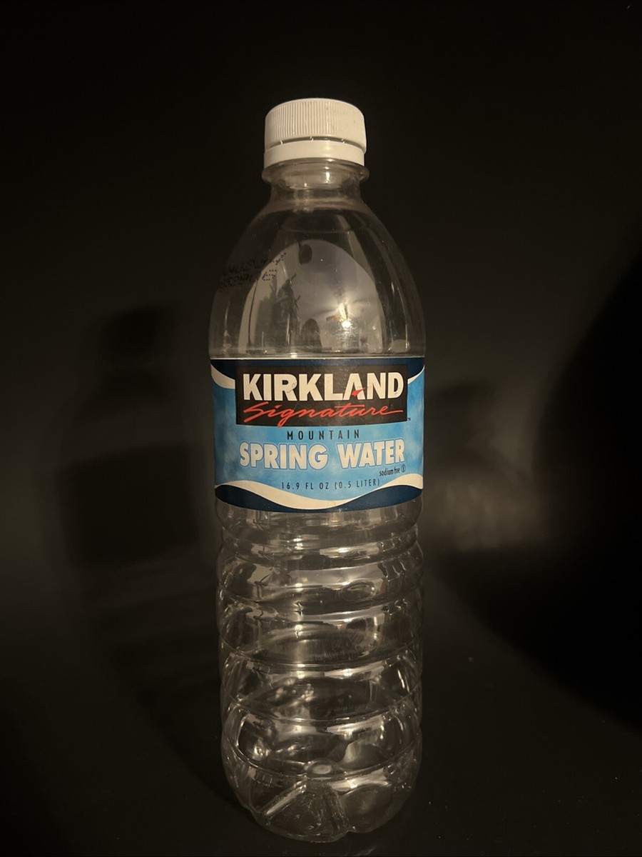2004 Kirkland Signature Plastic Spring Water Bottle Art Prop CA TN