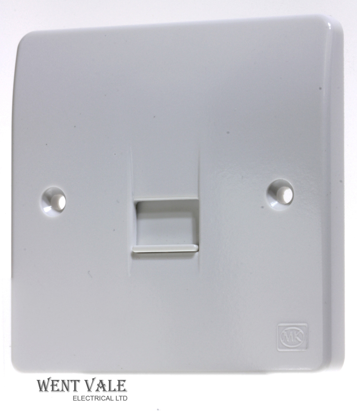 MK Electric Logic Plus - K427 WHI - 1 Gang Secondary Telephone Socket Outlet New