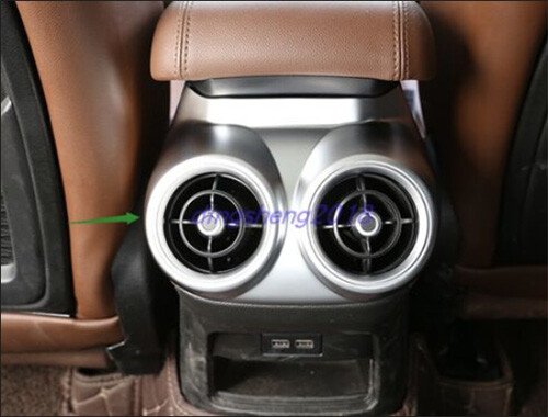 Chrom Rahmen Für Alfa Romeo Stelvio Klimaanlage - ABS Material 2017-2018