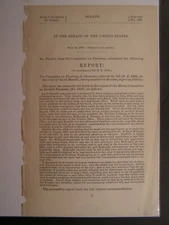 Gov Report 1882 Jacob Humble Co F 6th IN Prisoner of War until 1865 Civil War