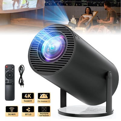 4K Beamer Projektor Heimkino tragbar LED Fernbedienung NEU 1280*720P 180° HDMI
