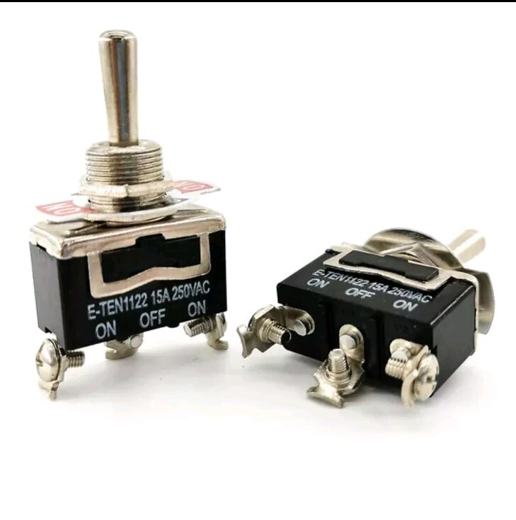 mini toggle switch on off on 15A 250V Screw Terminals