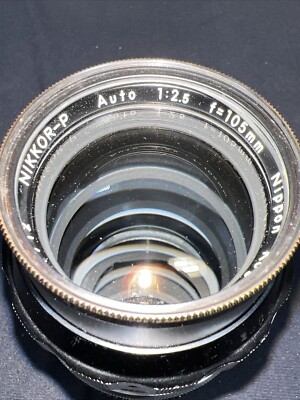 Nikkor-p Auto 1:25 f=105mm Nippon Kogaku Japan Lens | eBay