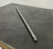 12L14 Steel Bar Stock 3/8 in (.375) Round x 12", Screw machine Metal