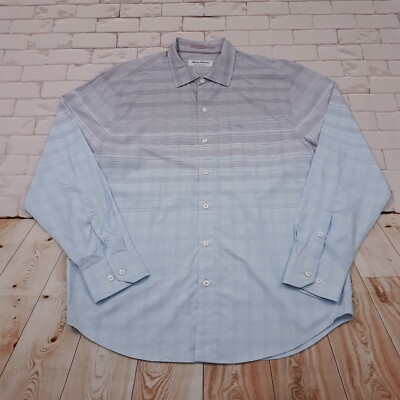 Tommy Bahama Siesta Key Shirt Mens L Casual Lightweight Performance Button  Up