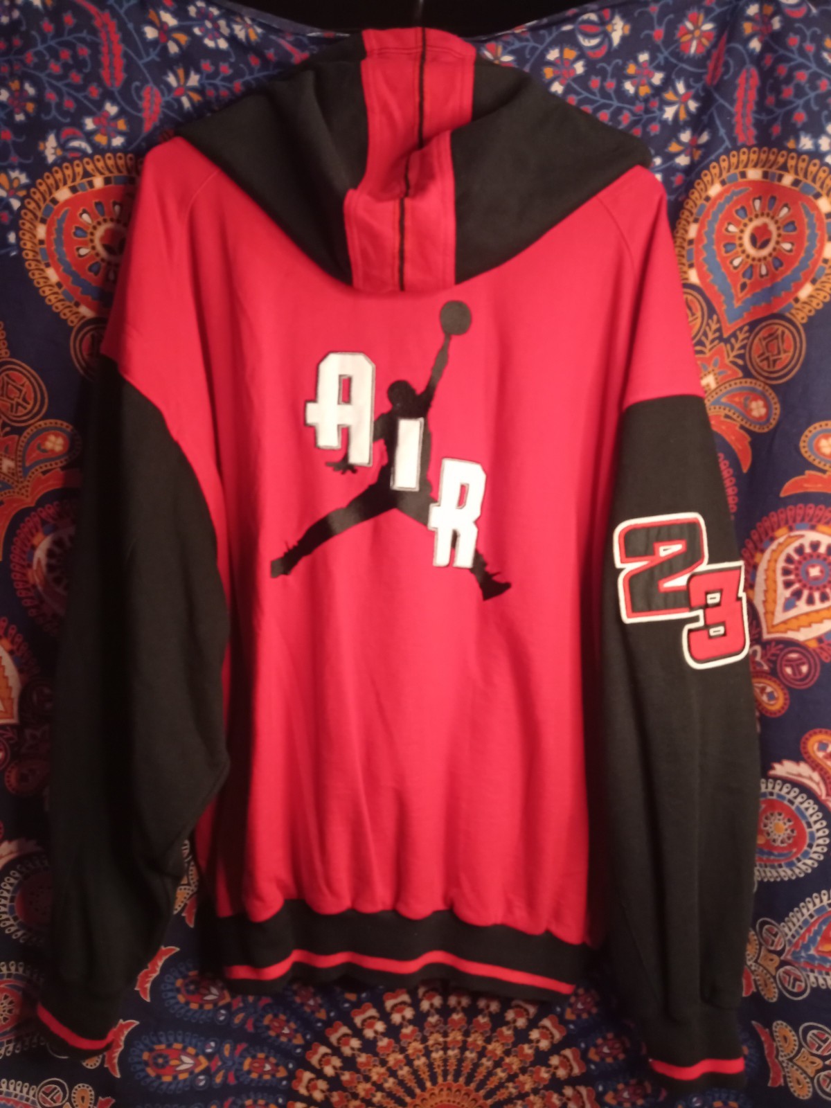 Chaqueta universitaria con capucha vintage de los 90 Nike Air Jordan 23...