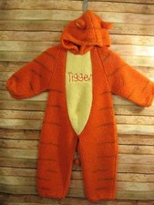 Vintage The Disney Store TIGGER Halloween Costume 4-6T Boy Girl