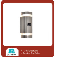 Lutec - Focus - 5604024001 - Stainless Steel Clear Glass 2 Light IP44