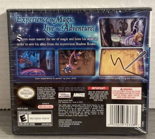 BRAND NEW FACTORY SEALED Spyro Shadow Legacy 2005 Nintendo DS RARE - Picture 2 of 5