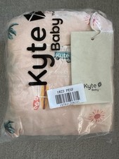 NEW HTF SURF Platinum Kyte Baby Bamboo Crib Sheet Unisex Nursery Print NIB Rare