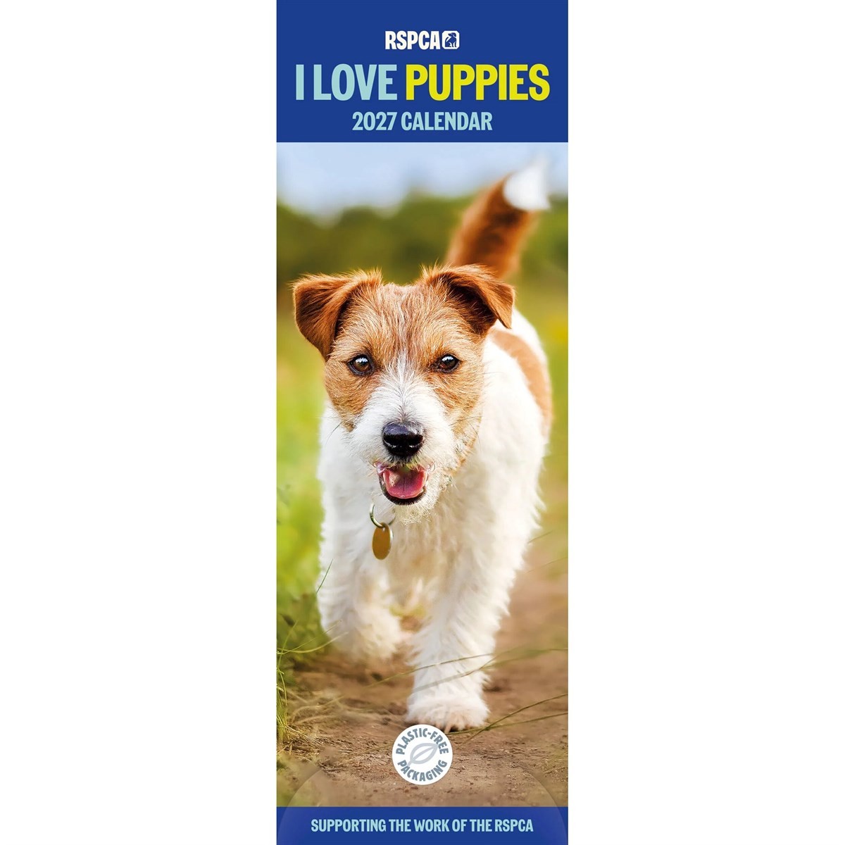 Carousel Worldwide I Love Puppies 2027 Slim Wall Calendar | Spiral | 2026 - Image 4