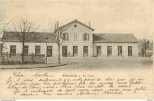 88 - Mirecourt - La Gare - Animée - Précurseur - Oblitération ronde de 1903 - Et