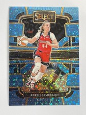 2024 Panini WNBA Select Mystics Karlie Samuelson Light Blue Disco /125 #99
