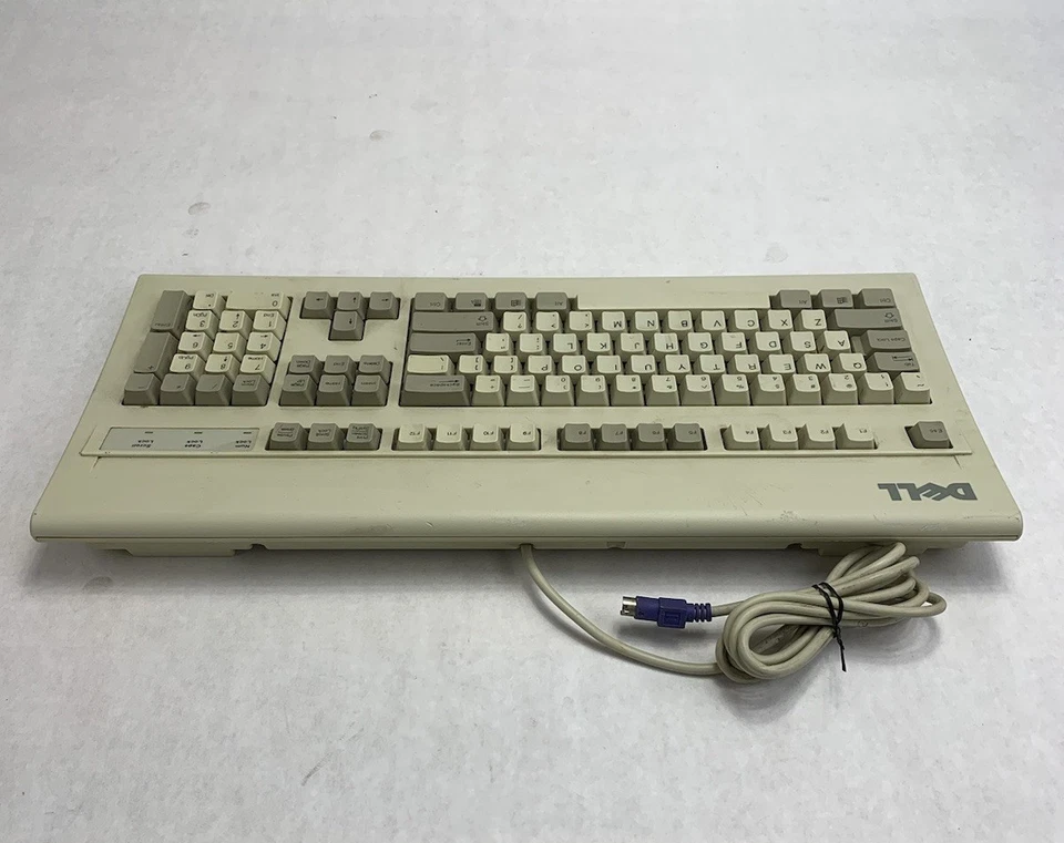 Dell AT101W PS/2 Wired Mechanical Vintage Keyboard - Image 4 of 4