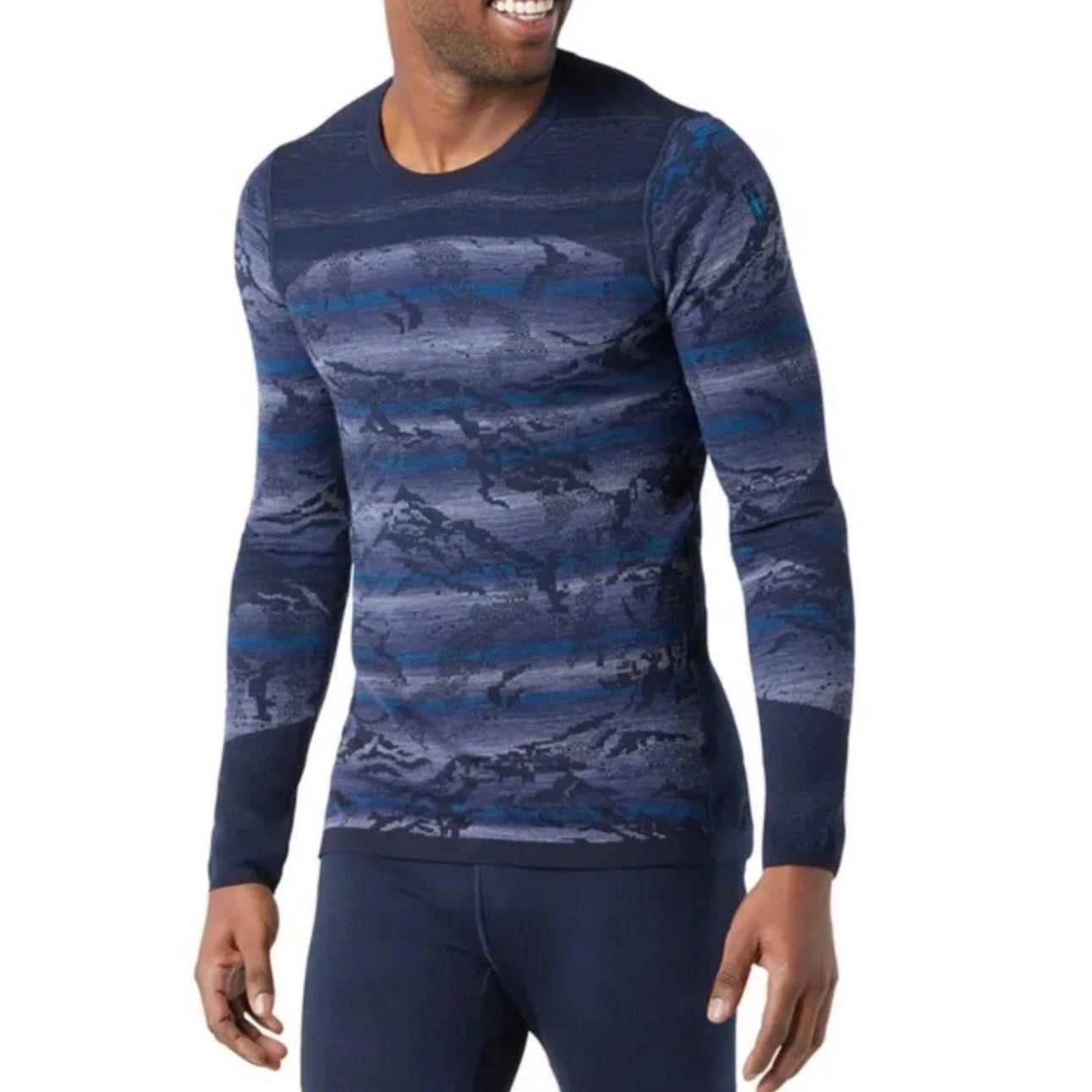 Smartwool Intraknit Merino 200 Mens Blue Mountain Base Layer Top Medium M
Opens in a new window or t