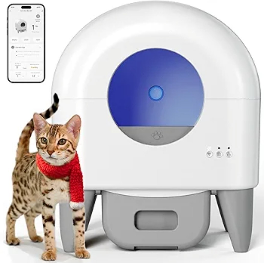 Automatic Self-Cleaning Cat Litter Box Large Capacity for Multiple Cats - NEW