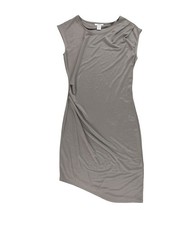 bar III Womens Asymmetrical Bodycon Dress, hazytaupe, S