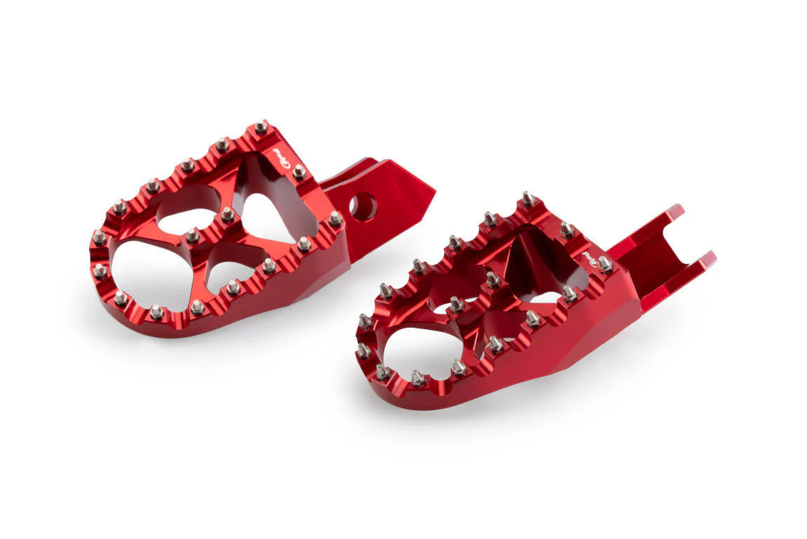 Puig Off-Road Footpegs | Red | Honda CRF1100L Africa Twin 2020>Current