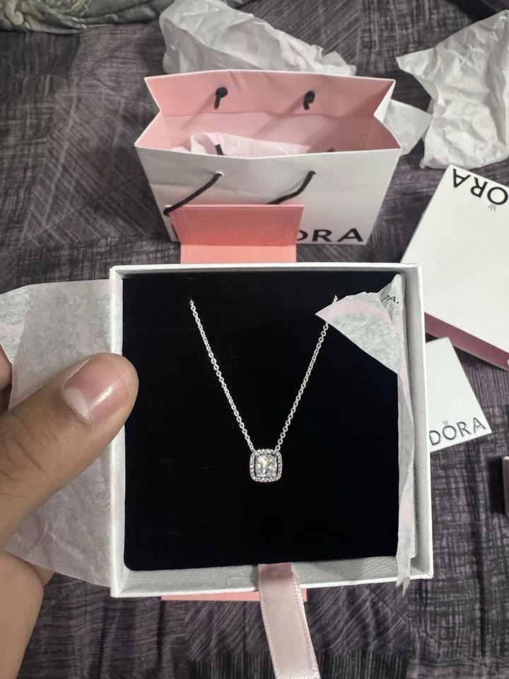 Pandora Ring & Necklace Set - Image 2 of 4