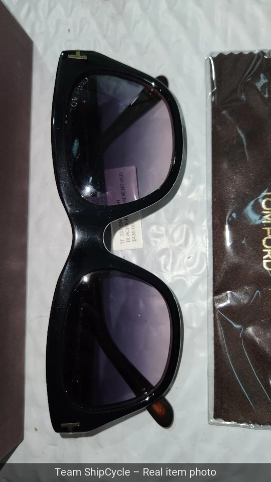 with tags    Tom Ford 52mm Snowdon Gradient Smoke Sunglasses FT023705B G2U - Image 4 of 4