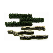 GW Citadel Scenery & Terrain - Loose Miniatures Walls & Hedges #1 NM