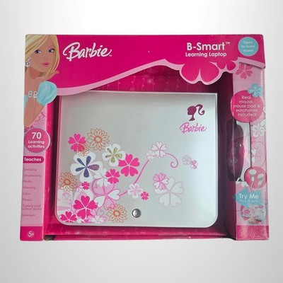 Oregon Scientific Barbie B-Smart Learning Laptop Real Mouse & Pad 80 Activities