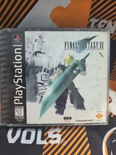 Final Fantasy VII (PlayStation 1, 1997) - Black Label Misprint - With Manuals
