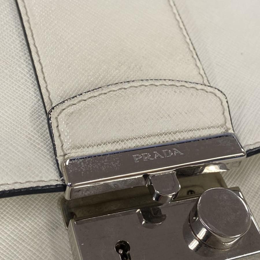 PRADA Shoulder Bag Solid Rectangular 8.66x5.91x1.… - image 9