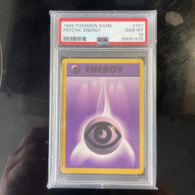Pokemon Karten - PSA 10 Psychic Energy 101/102 Base Set 1999