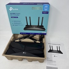 TP-Link Archer AX1800 WiFi 6 Dual Band Router Gigabit Complete Tested