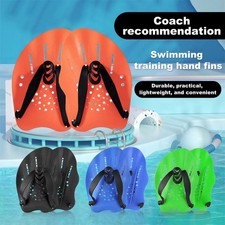 Unisex Swim Training Hand Paddles Adjustable Hands Flippers Adult And Junior