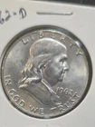 1962-D  Franklin Half Dollar 90% Silver
