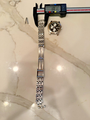 Casio Vintage Stainless Steel 18mm Link Bracelet. Great Addition To Any Project
