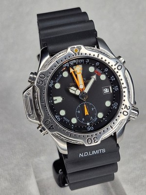 Citizen Promaster Aqualand 5810 schwarzes Zifferbl mit Saphirglas im 1-A-Zustand