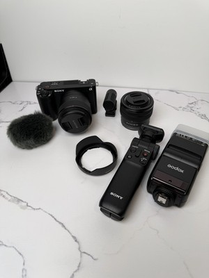 Sony ZV-E1 Camera Bundle with FE 28-60mm, E 11mm Lens, Godox TT350S Flash, Bag