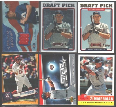    Ryan Zimmerman Pick Your Favorite (Drop Down) USA Rookie RC Jersey gold