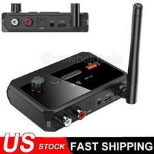 Bluetooth 5.3 Home Stereo Audio Receiver AUX USB Optical HD Music to RCA Adapter