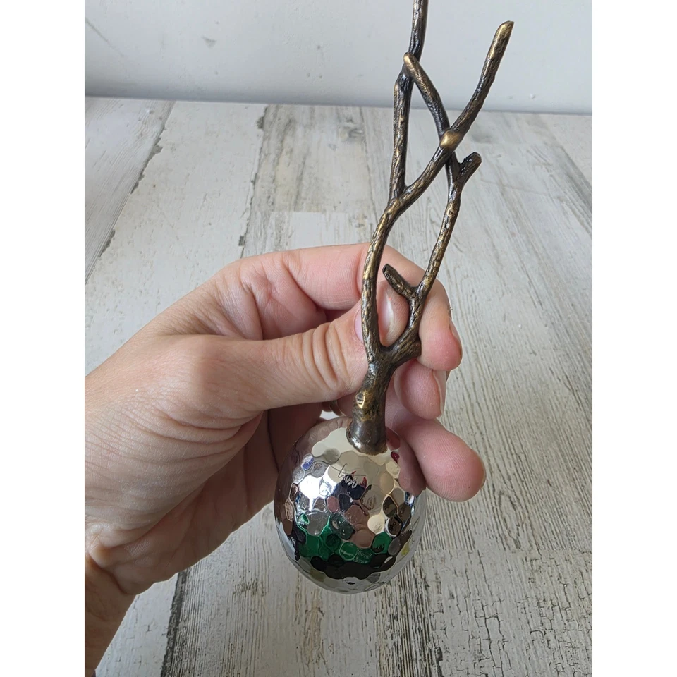 Michael aram cuchara rama ginko cubiertos sopa servir vajilla metal Foto 4 de 4