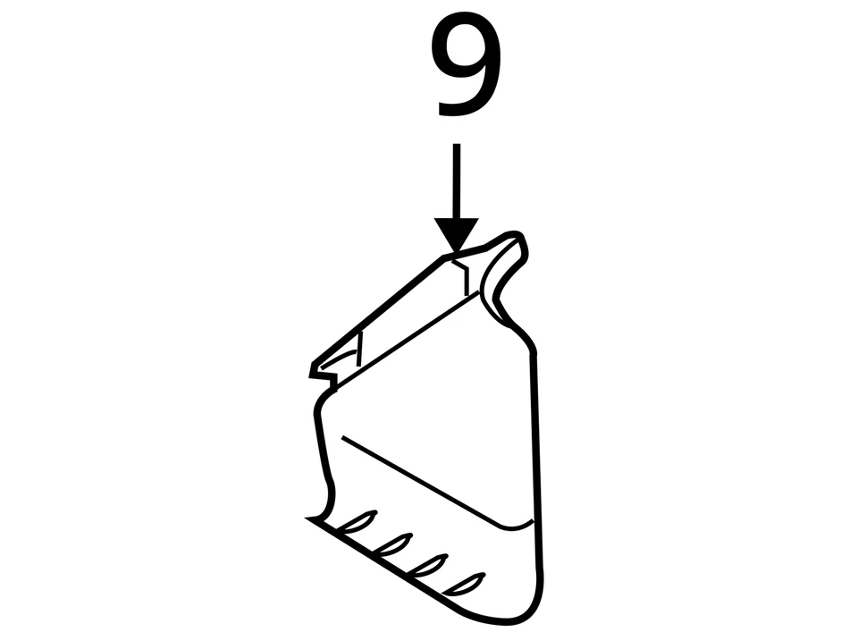 SE ADAPTA A PLACA PONTIAC GRAN PREMIO 2006-2008 ASM I/P LWR TR *EFECTIVO 25802217 - NUEVO OEM Foto 3 de 3