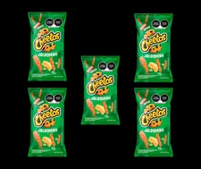 5X CHEETOS JALAPEÑO 🇲🇽 - SABRITAS MEXICANAS (5 Paquetes de 61g c/u)