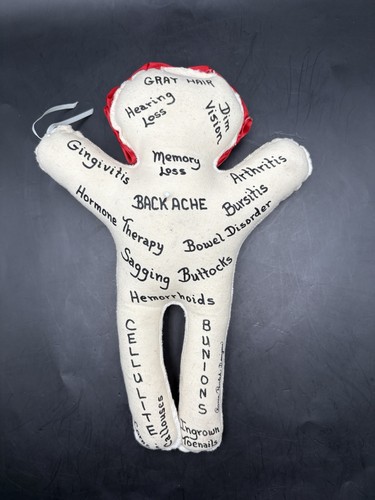 Middle Aged Woman Woman Symptoms Voodoo Doll Connie Pentek Designs Menopause - Picture 2 of 4